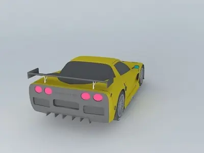 Chevrolet Corvette C5R 2002 Free 3D model