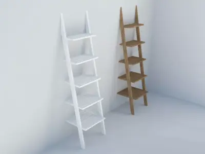Ladder shelf Free 3D model