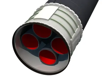 RS-28 Sarmat ICBM 3D model