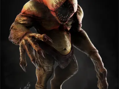 Pitt Monster Low-poly 3D model