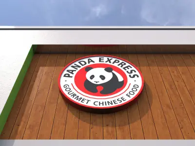 Panda Express 3D model