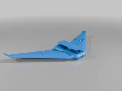 FLYING WING FPV DRONE 3D print model