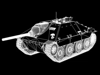 Sd Kfz 138 2 Hetzer 3D model