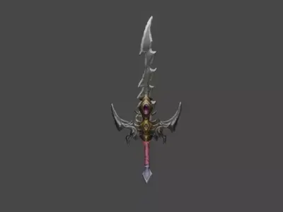 Zeloeman Sword A 18 Low-poly 3D model