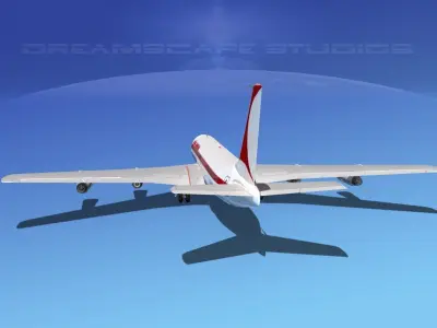 Boeing 707 Air India 3D model