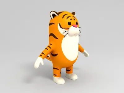 Tiger Character 3D model