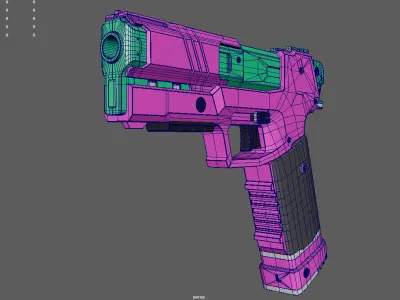 Cyberpunk 2077 - MILITECH M-76E OMAHA 3D model