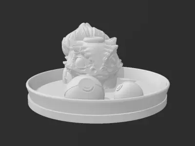 Bulbasaur Backflow Incense Burner Free 3D print model