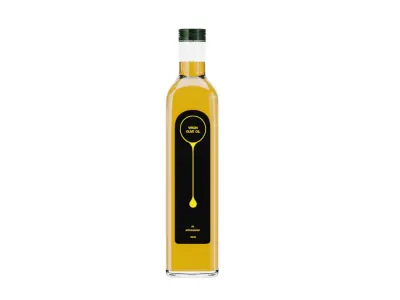 Oil Bottle 500ml 3D model