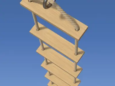 Rope Ladder 3D model buy