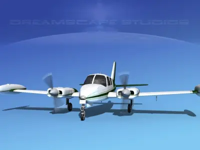 Cessna 310 V06 3D model