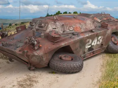 FUG OT 65 Destroyed 3D model