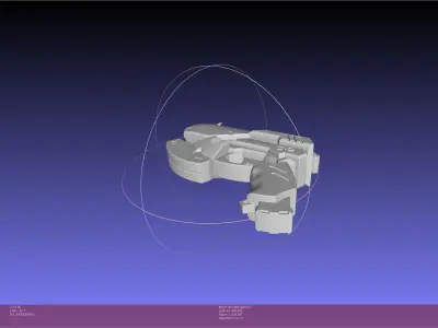 Overwatch DVa Light Gun Pistol 3D model