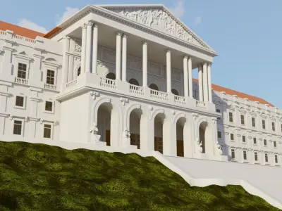 Assembleia da Republica Lisbon Portugal 3D model