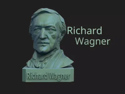 Richard Wagner 3D print model