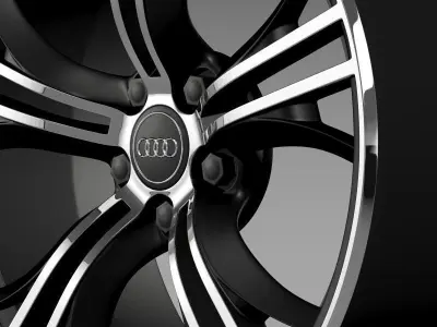 Audi R8 V10 Exclusive rim 3D model