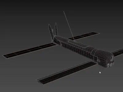 AeroVironment Switchblade 300 Missile Predator Drone 3D model