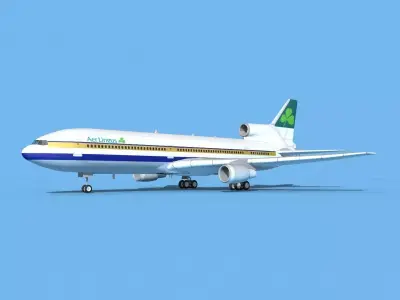 Lockheed L-1011 TriStar Air Lingus 2 3D model
