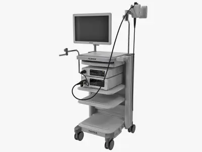 Fujifilm Electronic Video Endoscope System 3D model