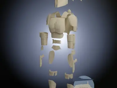 Bo Katan Kryze Full Armour 3D Print iles 3D print model