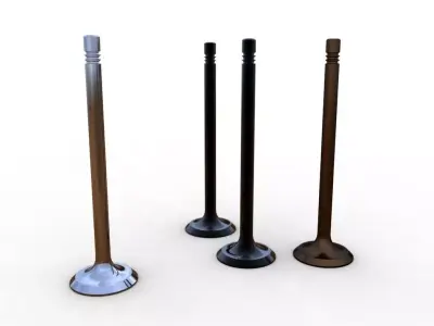 Exhaust valve 19l cvh Free 3D model