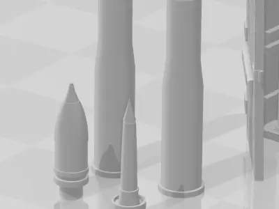 T55 munition and woodbox set 1 35 3D print model