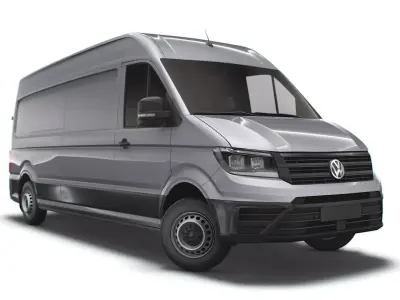 Volkswagen Crafter LWB Startline UK-spec 2020 3D model