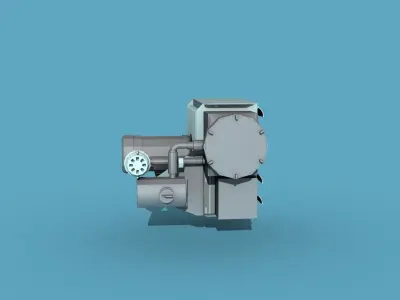 FX12 Industrial Heater Ceiling and Wall 3D model