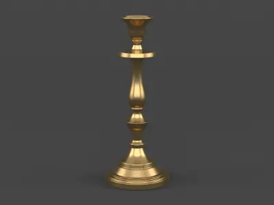 Candle Holder Free 3D model