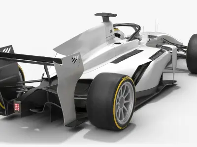 Formula 2 Dallara F2 Season 2020 3D model