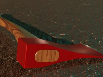 Hatchet Axe Free low-poly 3D model