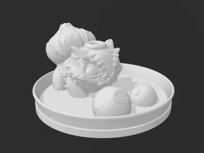 Bulbasaur Backflow Incense Burner Free 3D print model