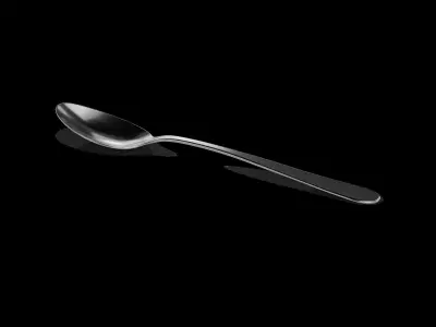 Cutlery Spoon Free low-poly 3D model