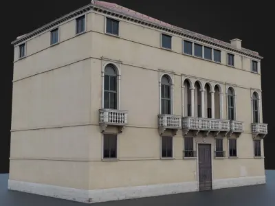Italian Building 3D model