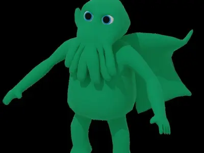 23 Low Poly Fish pack with icons Low-poly 3D model