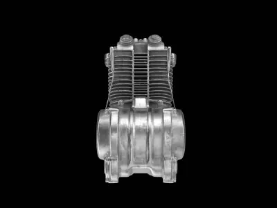motorcycle engine 3D model