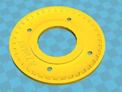 Mold for 1 10 rc truck wheel 3d printable stl model 3D print model