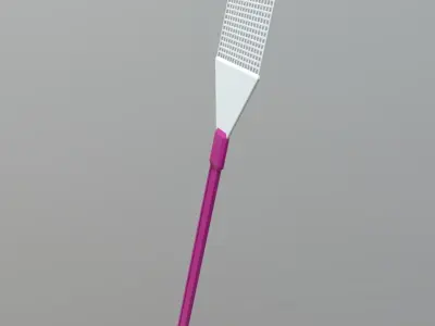 Swatter plastic spatula Low-poly 3D model