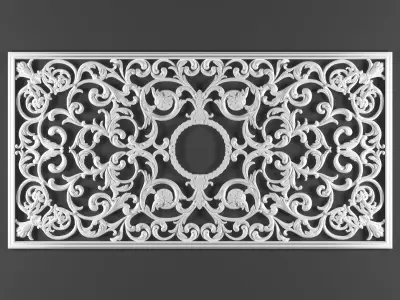 free ornamental classic decoration 3d model frame vol 32 Free 3D model