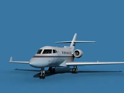 Hawker Siddley 800SR V05 3D model