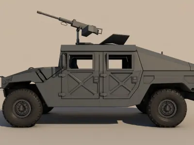 Hummer h1m1025 Free 3D model