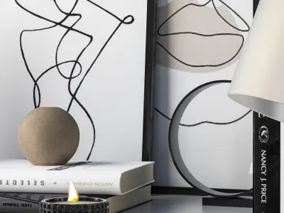 Decorative set 3D model