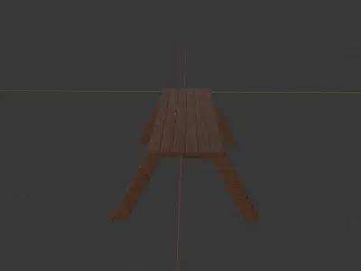 Park table Free 3D model