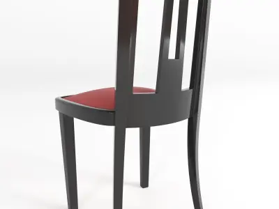 Art Deco Black Lacquer  3D model