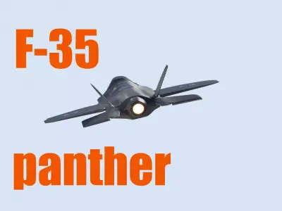 F-35 PANTHER Free 3D model