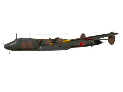 Nakajima G5N Shinzan 3D model