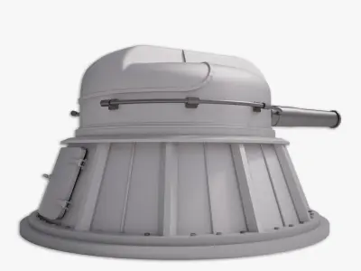 AK-630 gun  3D model