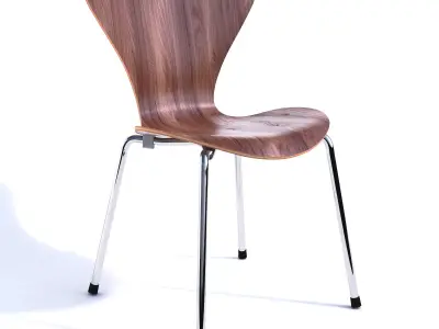 Fritz Hansen Series 7 chair Free 3D model