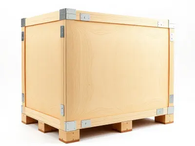 Heavy-duty Furniture Transport Crate model pack Low-poly 3D model