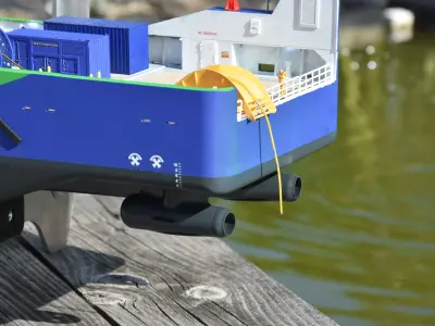 JET POD SCHIFFSMODELL ANTRIEB AZIPOD 3D print model